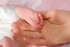 Feet Of Newborn Baby Stock Photos Feet Of Newborn Baby Stock Photos