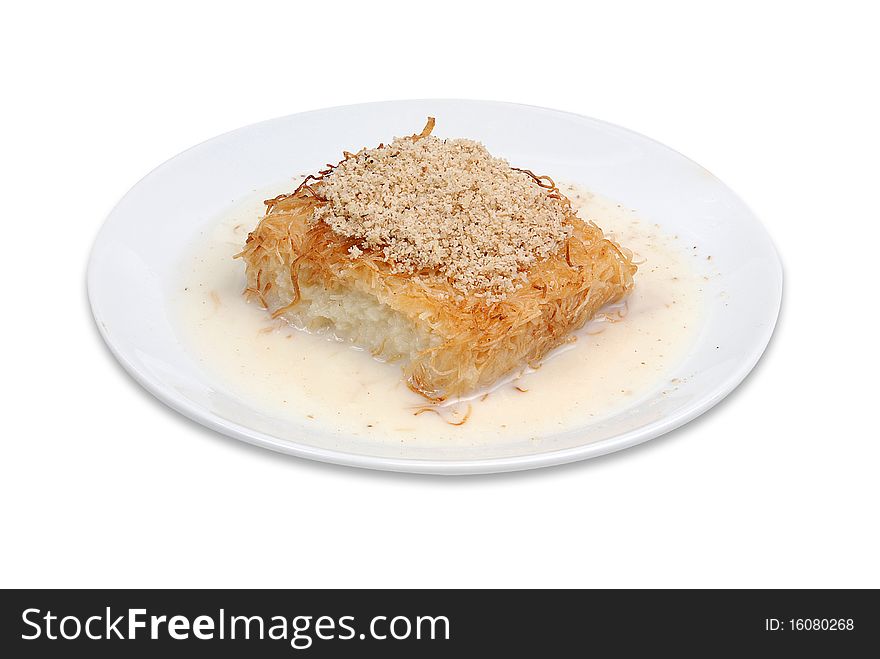 Very nice and tasty dessert with plate. Very nice and tasty dessert with plate