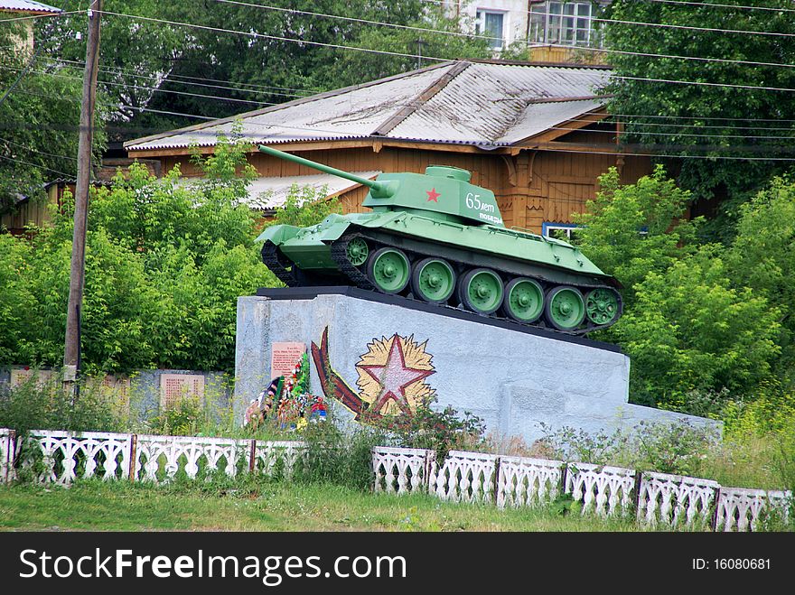 The Soviet tank of times of the second world war. The Soviet tank of times of the second world war