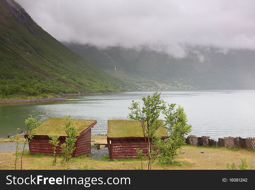 View over a Norwegian fjord