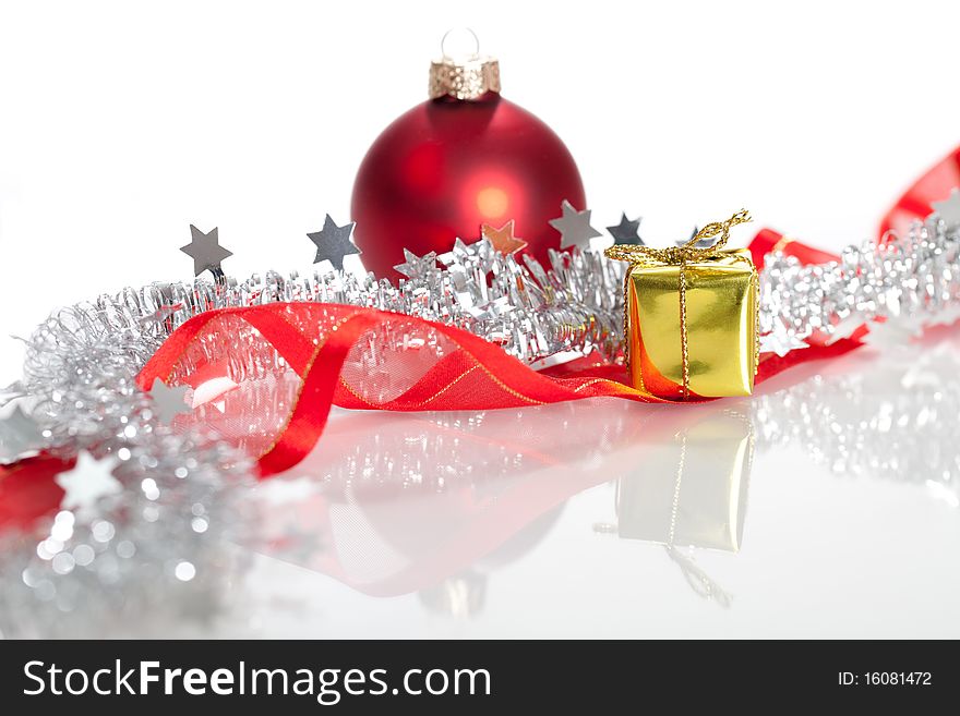 Christmas Decoration on a white background