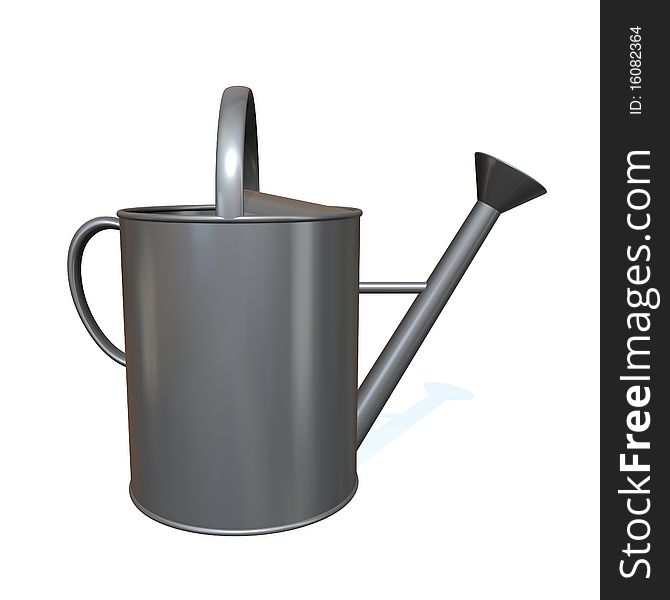 Illustration of jug on white