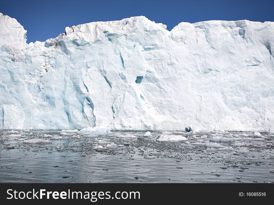 Arctic winter landscape - Spitsbergen, Svalbard. Arctic winter landscape - Spitsbergen, Svalbard