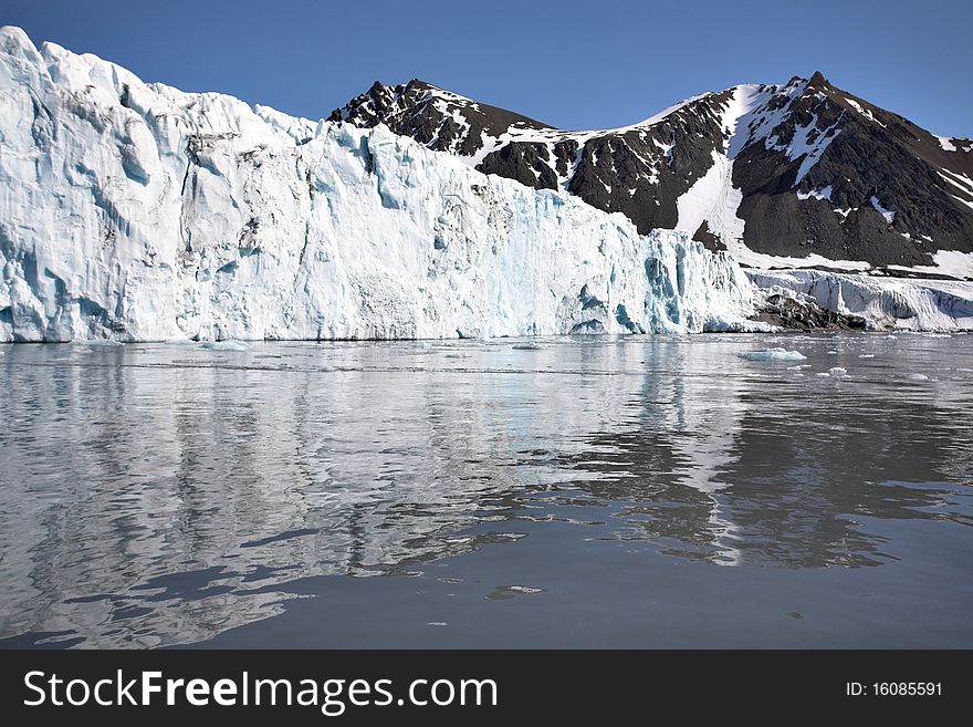 Arctic Glacier Landscape (Spitsbergen)