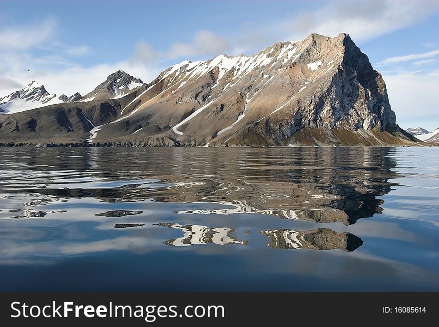 Arctic mountain landscape