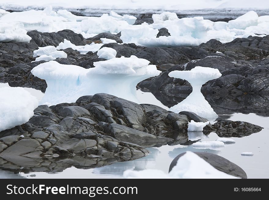 Arctic Glacier Landscape (Spitsbergen)