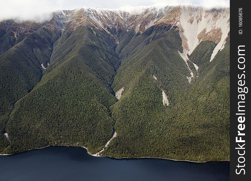 Mountains of the Nelson Lakes National Park. Mountains of the Nelson Lakes National Park