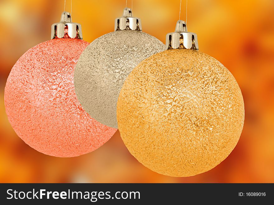 Three Christmas Balls