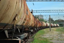 Train Transports Old Tanks Royalty Free Stock Photo Train Transports Old Tanks Royalty Free Stock Photo