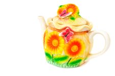 Ceramic Teapot Stock Photo