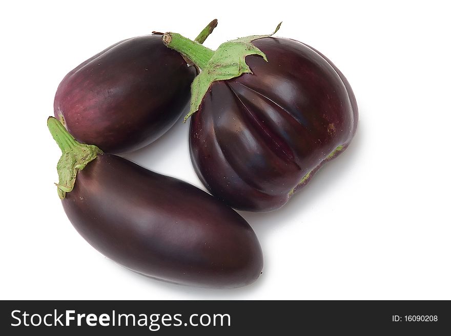 Isolated aubergine