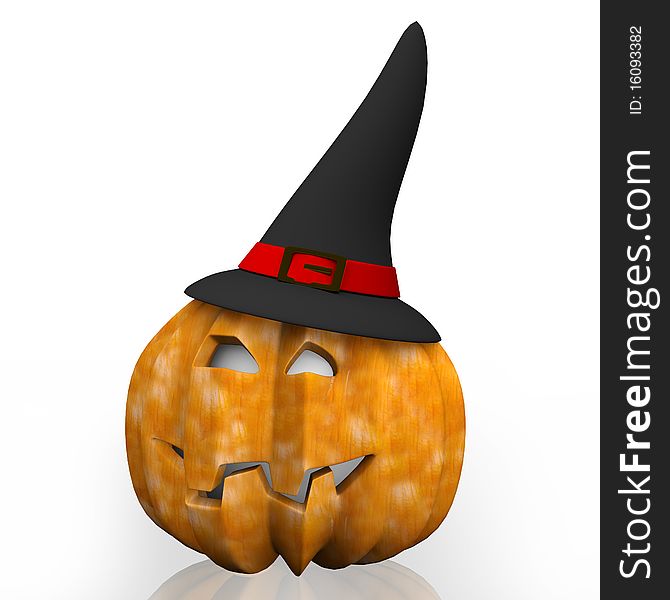 3d Halloween Pumpkin