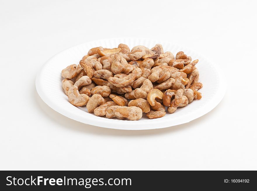 Roasted cashew nuts, healthy snacks