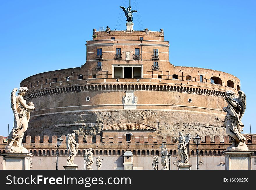 Castel Sant  Angelo In Rome, Italy