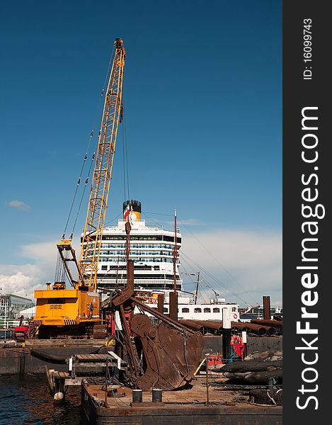 Construction Work In The Port