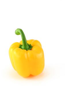 Yellow Bell Pepper Royalty Free Stock Photography Yellow Bell Pepper Royalty Free Stock Photography