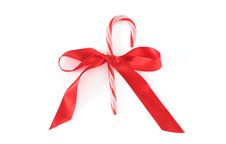 Candy Cane Gift Royalty Free Stock Images Candy Cane Gift Royalty Free Stock Images