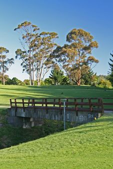 Bridge On A Golf Course Stock Photography Bridge On A Golf Course Stock Photography
