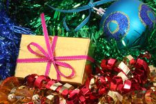 Christmas Ornaments And Gift Stock Photography Christmas Ornaments And Gift Stock Photography