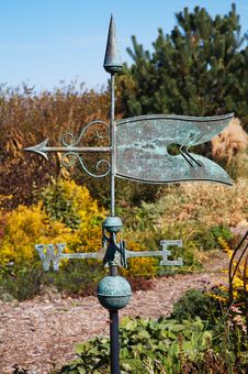 Garden Weather Vane Stock Photography