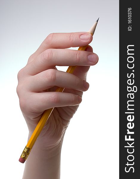 Hand With A Pencil
