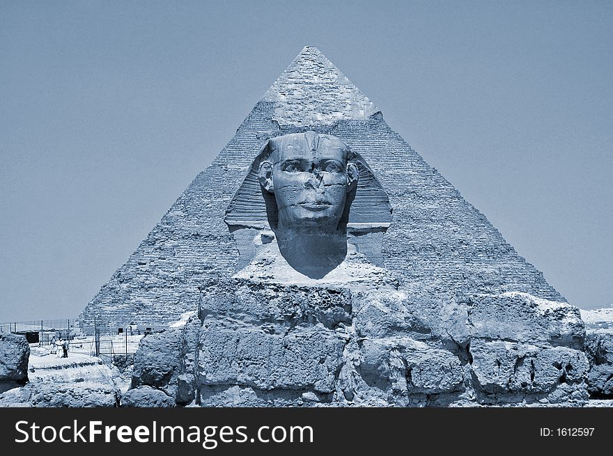 The Sphinx at Giza, Egypt. The Sphinx at Giza, Egypt.