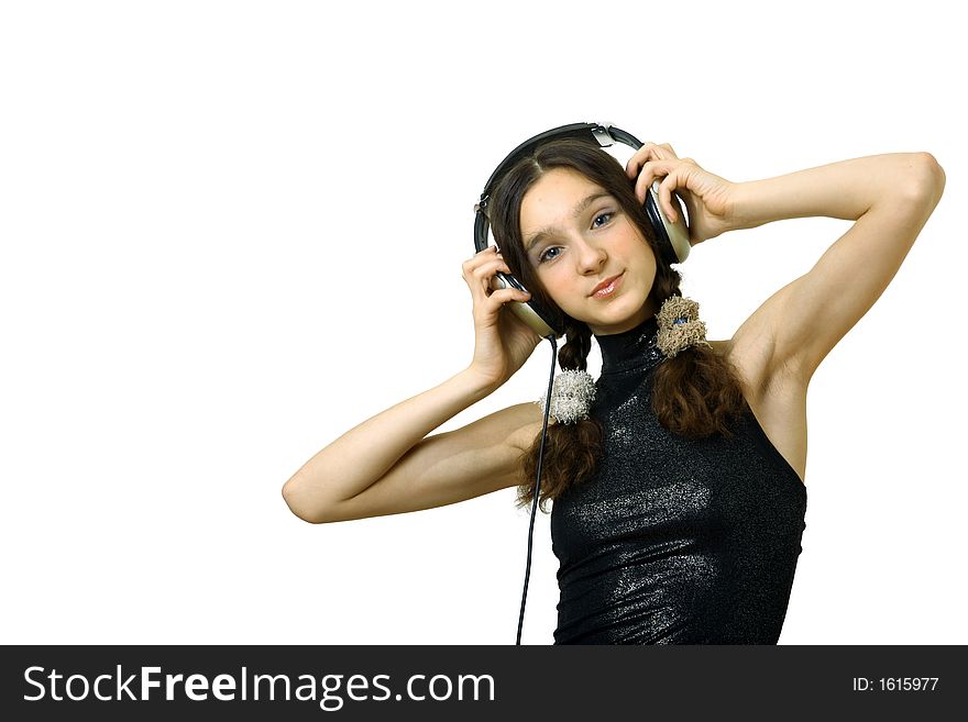 Girl With Headphones