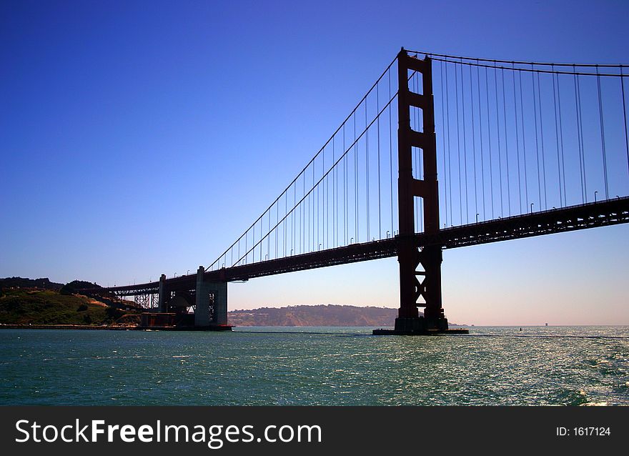 The Golden Gate Bridge was the largest suspension bridge in the world when it was completed in 1937 and has become an internationally recognized symbol of San Francisco. It is currently the second longest suspension bridge in the United States after the Verrazano-Narrows Bridge in New York City. The Golden Gate Bridge was the largest suspension bridge in the world when it was completed in 1937 and has become an internationally recognized symbol of San Francisco. It is currently the second longest suspension bridge in the United States after the Verrazano-Narrows Bridge in New York City