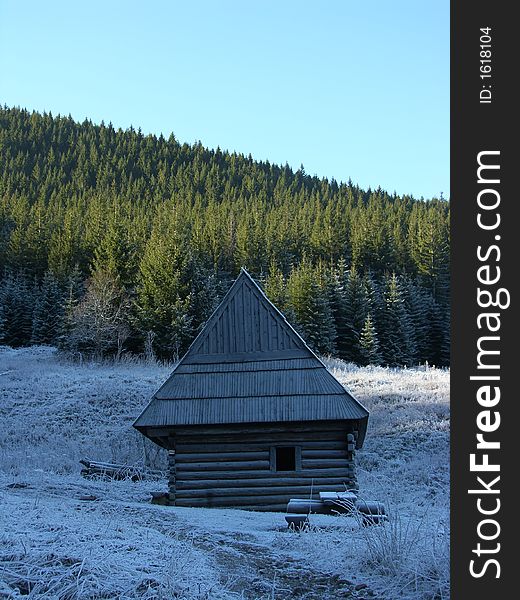Mountain refuge in national park Tatra , Poland