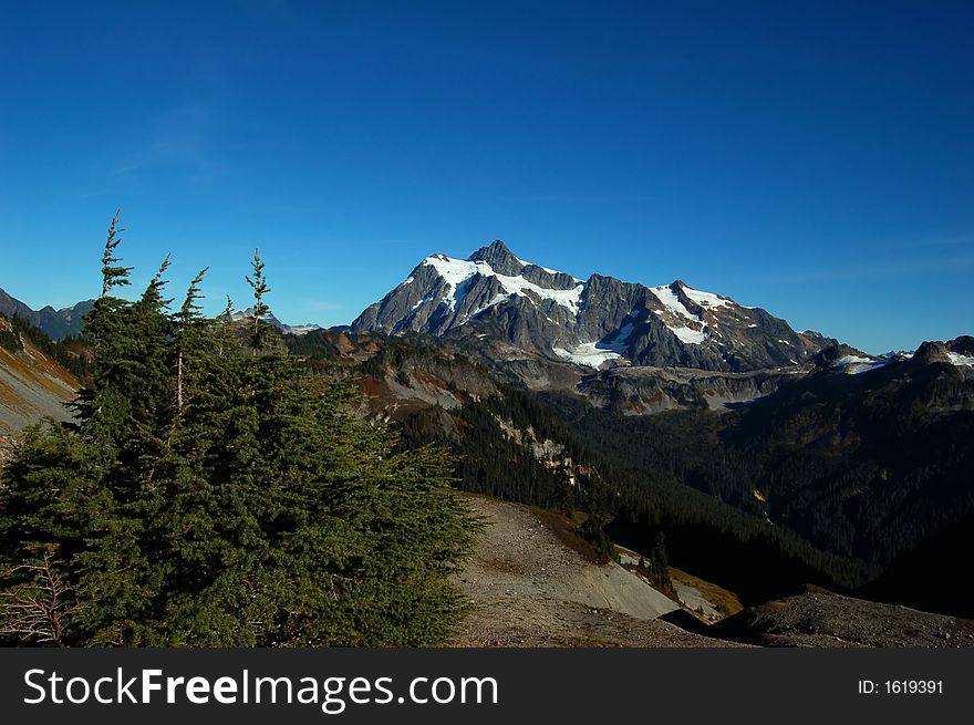 Mt shuksan in mt baker park