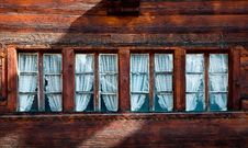 Row Of Four Small Windows Royalty Free Stock Image Row Of Four Small Windows Royalty Free Stock Image