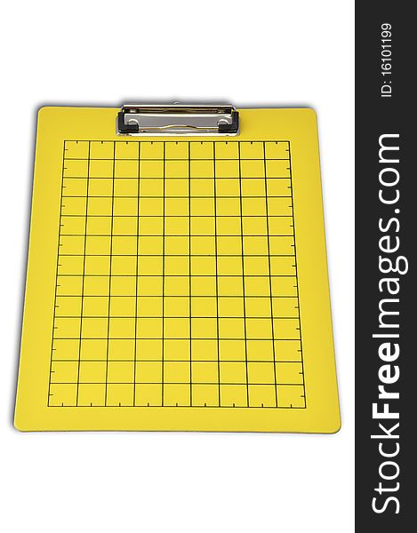 Yellow color writing boards as white backgroung. Yellow color writing boards as white backgroung