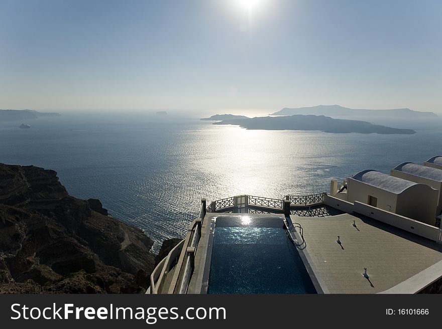 Beautiful view in Santorini (Greece). Beautiful view in Santorini (Greece)