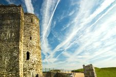 Castle Ruins Royalty Free Stock Photography