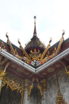 Thailand Temple In Bangkok On White Stock Image Thailand Temple In Bangkok On White Stock Image