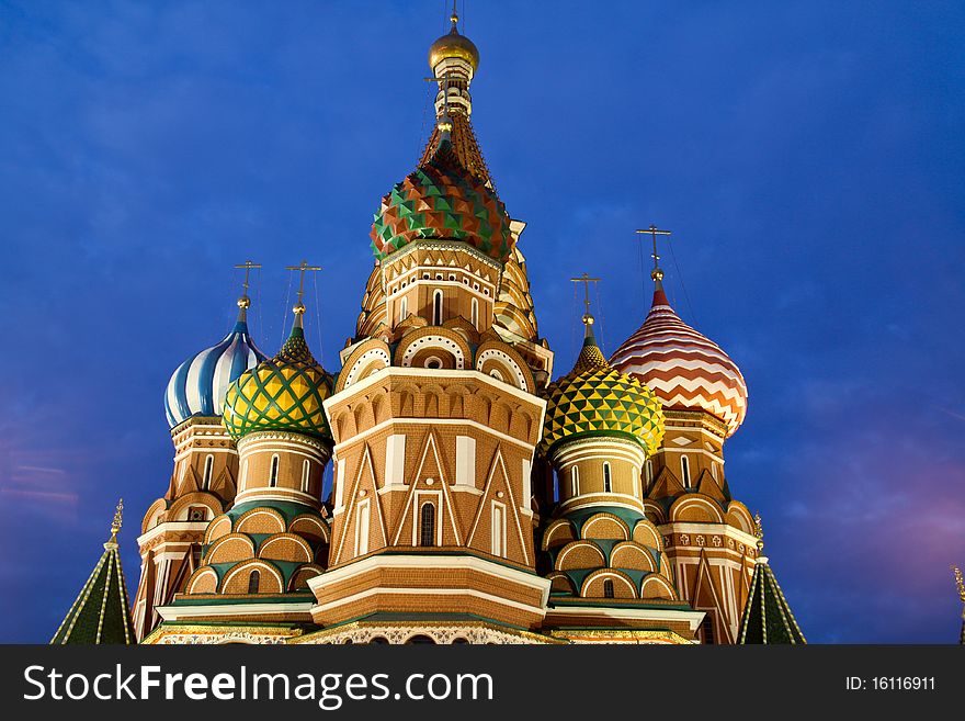 St Basil's Church on the Red Square in Moscow