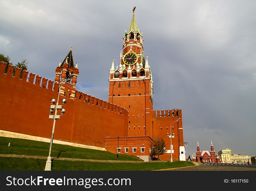 Kremlin on the Red Square in Moscow