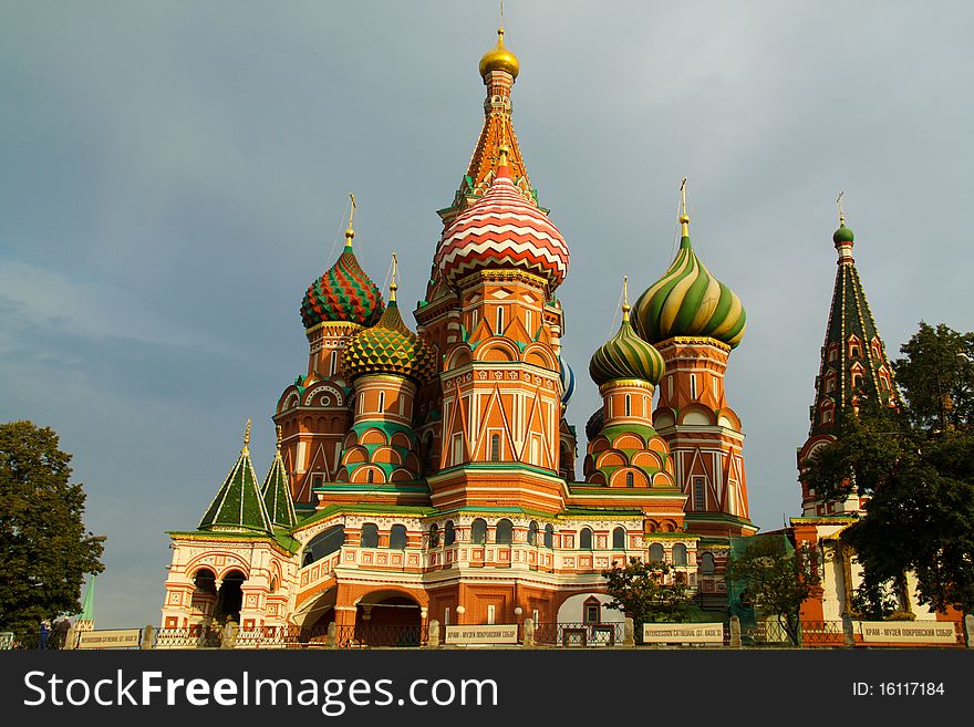 St Basil's Church on the Red Square in Moscow