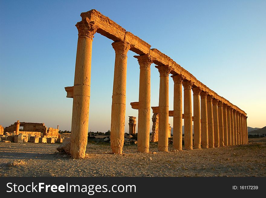 Site of Palmyra Syria