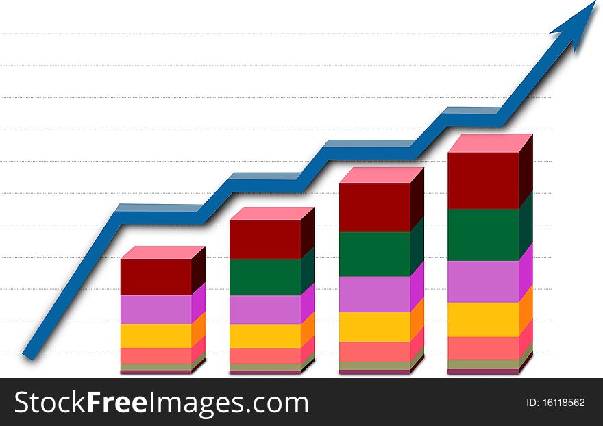 Graph going high to success