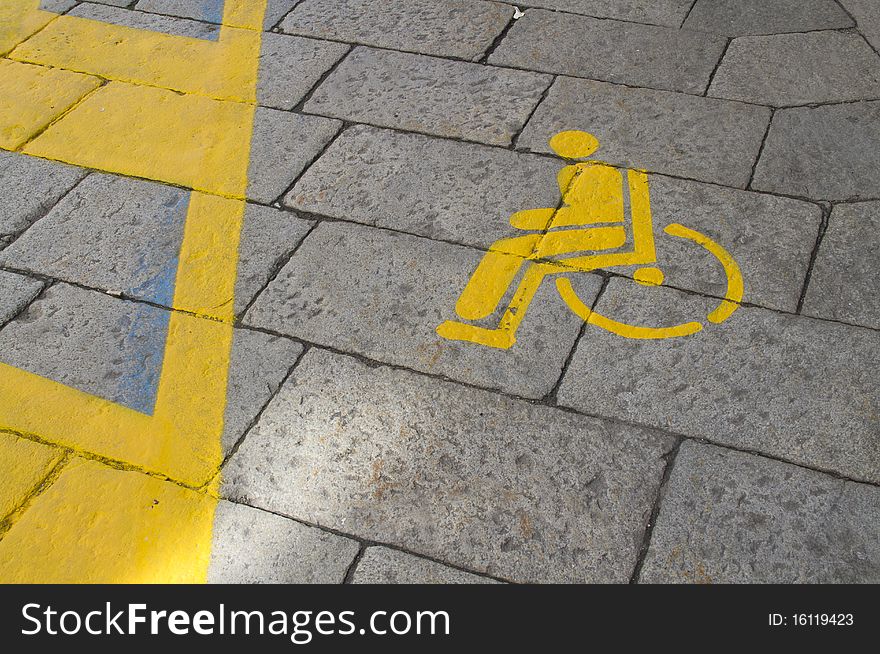 Parking for the disabled