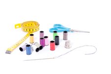 Sewing Thread And Needlework Supplies Stock Image