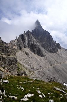 Landscape Dolomites - Monte Paterno Stock Images Landscape Dolomites - Monte Paterno Stock Images