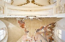 Frescoes On The Ceiling Royalty Free Stock Photography Frescoes On The Ceiling Royalty Free Stock Photography