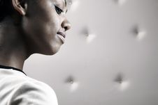 Close-up Portrait Of Beautiful African Woman Stock Photography Close-up Portrait Of Beautiful African Woman Stock Photography