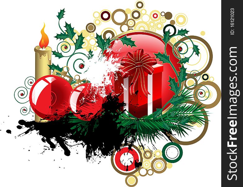 Abstract christmas background for your text
