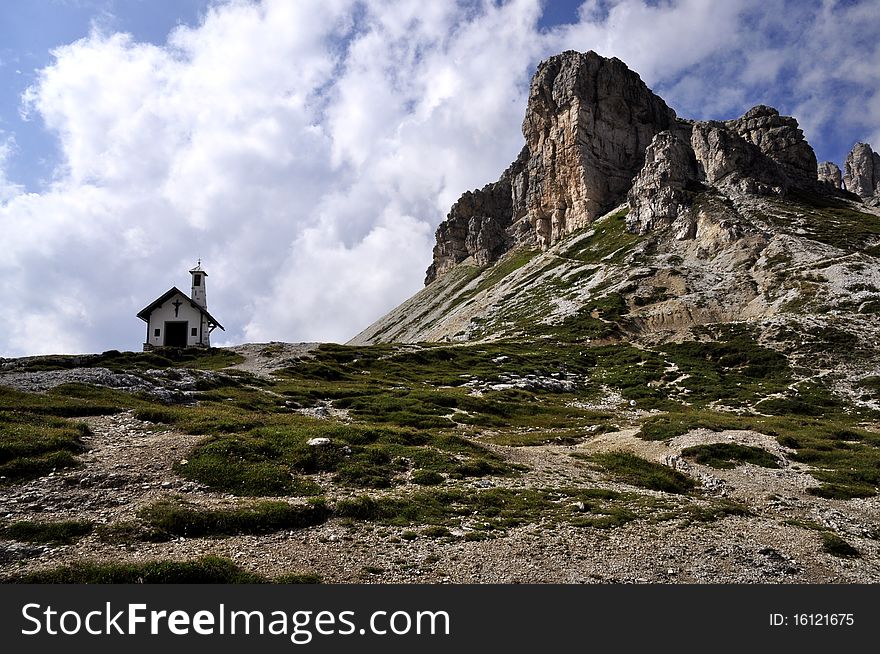 Landscape Dolomites of northern Italy