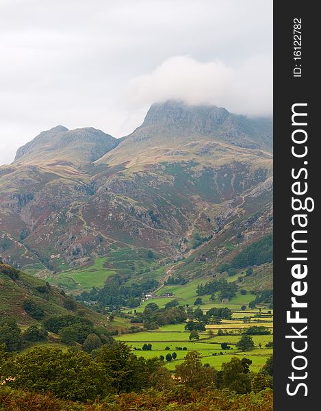 Langdale Pikes, Lake District, England.