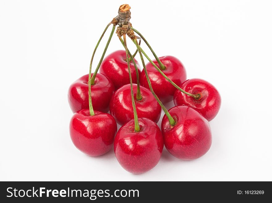Sweet cherry with stem
