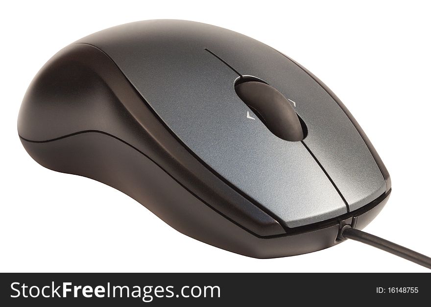 Computer mouse,isolated on white with clipping path.